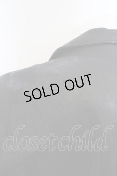 画像3: TORNADO MART / バッファローレザーピークドラペルテーラードジャケット M ブラック O-24-04-15-039-TO-ou-YM-ZT-ML007 (3)