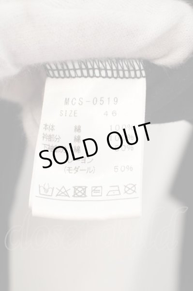 画像3: Moonage Devilment(清春) / レイヤードスリーブオーバーカットソー 46 ブラック O-24-04-15-041-Mo-to-YM-ZT0418 (3)