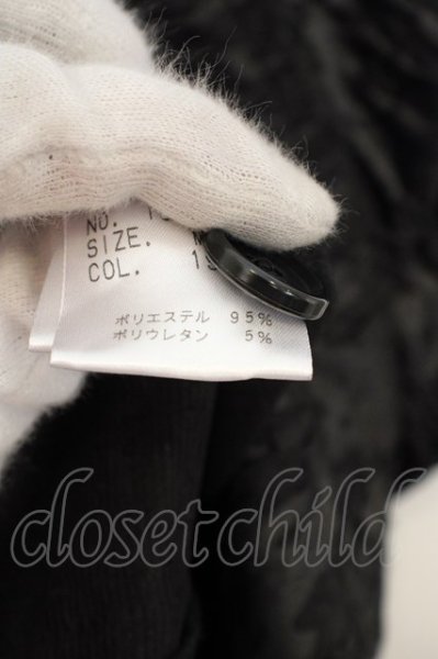 画像3: TORNADO MART / ランダムエンボス七分袖フード付きカーディガン M ブラック O-24-04-15-046-TO-to-YM-ZT174 (3)