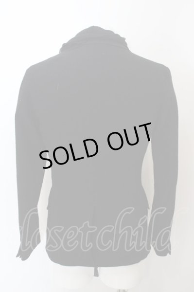 画像2: TORNADO MART / Wクレープガーゼストールジャケット M ブラック O-24-04-15-047-TO-ja-YM-ZT0418 (2)