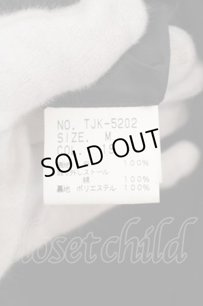 画像4: TORNADO MART / ラミネートコーティングジャケット M ブラック O-24-04-15-049-TO-ja-YM-ZT460 (4)