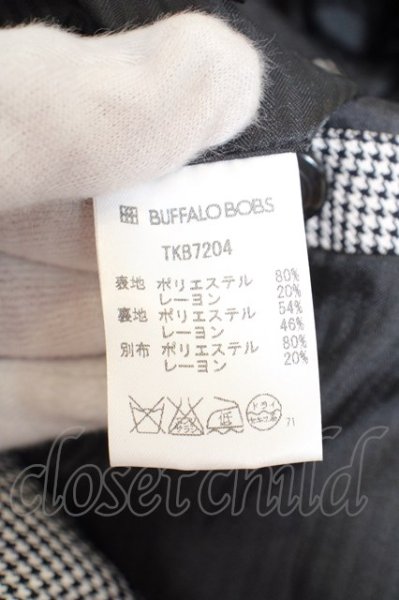 画像3: BUFFALO BOBS / GEMINIテーラードジャケット 1 ブラックｘホワイト O-24-04-15-050-BU-ja-YM-ZT150 (3)