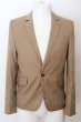 画像1: Xfrm / ノッチドラペルテーラードジャケット 2 ライトブラウン O-24-04-15-052-Xf-ja-YM-ZT150 (1)