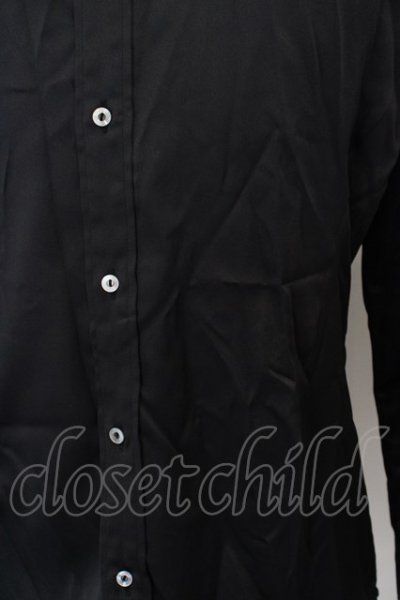 画像2: BUFFALO BOBS / ストーン襟ドレスシャツ 2 ブラック O-24-04-15-005-BU-sh-YM-ZT218