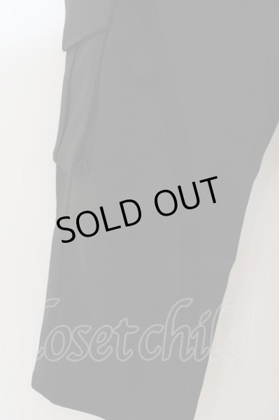 画像2: TORNADO MART / クロップドイージーカーゴパンツ S ブラック O-24-04-15-055-TO-pa-YM-OS (2)