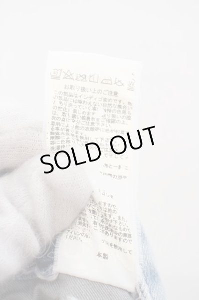 画像4: FUGA / スプレーヒゲ加工ストレッチスキニーデニムパンツ 42 ライトブルー O-24-04-15-065-FU-pa-YM-ZT416 (4)