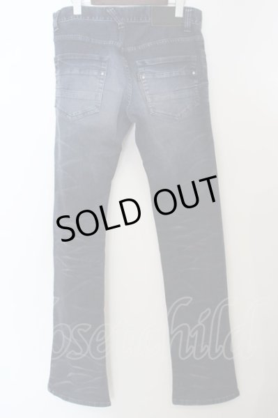 画像2: TORNADO MART / ダークパールツイストシューカットデニムパンツ S インディゴ O-24-04-15-066-TO-pa-YM-ZT416 (2)