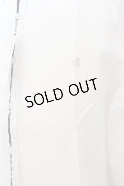 画像2: BUFFALO BOBS / TIE A SCARF(タイアスカーフ)チェックレイヤード BD シャツ 2 ホワイト O-24-04-15-007-BU-sh-YM-ZT218 (2)