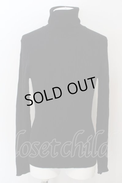 画像1: DEAN&McQUEEN / リブタートルネックニットソー 3 ブラック O-24-04-15-012-DE-to-YM-ZT217 (1)