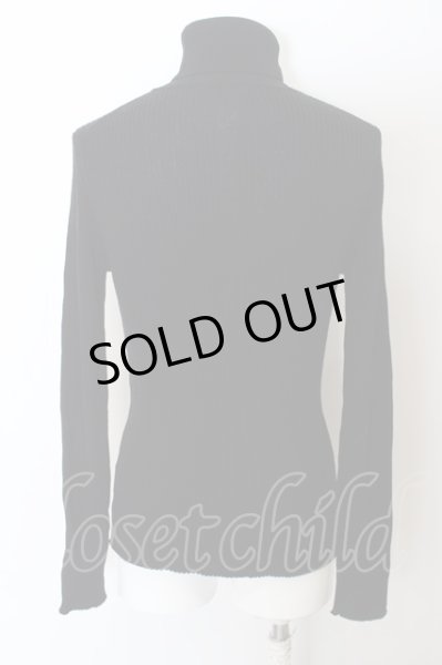 画像2: DEAN&McQUEEN / リブタートルネックニットソー 3 ブラック O-24-04-15-012-DE-to-YM-ZT217 (2)