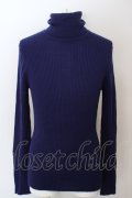 【WINTERセール】DEAN&McQUEEN / リブタートルネックニットソー 3 ブルー O-24-04-15-013-DE-to-YM-ZT217