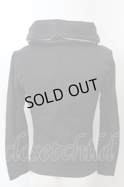 画像2: JOHNNY WOLF / ジャケット.JOHNNY STAR-LEATHER LOOKライダース 2 ブラック O-24-04-15-014-JO-ja-YM-ZT217 (2)