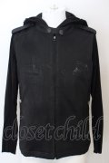 【WINTERセール】BLACK HONEY CHILI COOKIE / crow cardigan カーディガン 2 ブラック O-24-04-15-021-BL-to-YM-ZT174