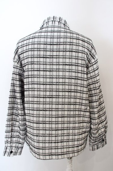 画像2: CAMBIO / ツイードライクスイングトップジャケット L ホワイト O-24-04-15-023-CA-ja-YM-ZT167 (2)