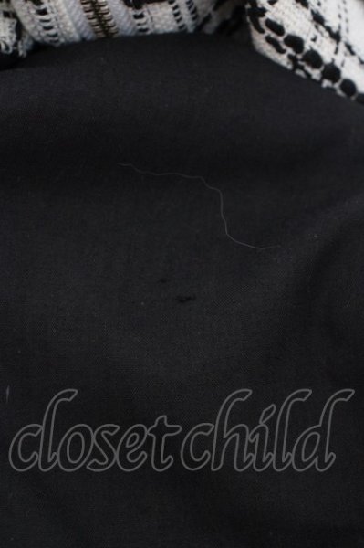 画像3: CAMBIO / ツイードライクスイングトップジャケット L ホワイト O-24-04-15-023-CA-ja-YM-ZT167 (3)