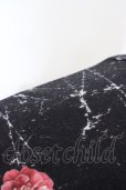 画像2: CIVARIZE / フラワースカル総柄UネックTシャツ 46 ブラック O-24-04-15-025-CI-ts-YM-ZT464 (2)