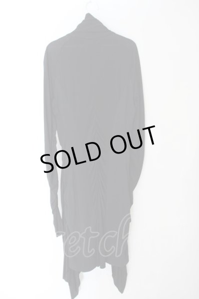 画像3: MIDAS / テレコ切り替えロングカーディガン  ブラック O-24-04-16-036-MI-to-YM-OS (3)