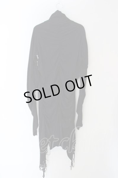 画像3: MIDAS / オパールダメージシャーリングロングカーディガン  ブラック O-24-04-16-039-MI-to-YM-OS (3)