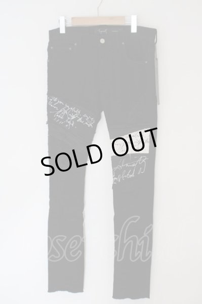 画像1: FAGASSENT / -EAGLE-Stretch Black Denimパンツ 30 ブラック O-24-04-16-052-FA-pa-YM-OS (1)