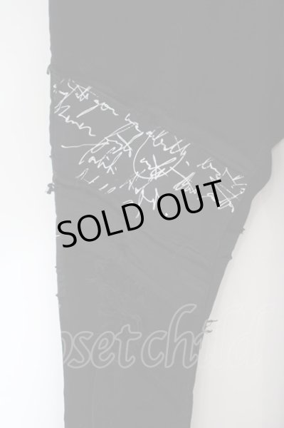 画像2: FAGASSENT / -EAGLE-Stretch Black Denimパンツ 30 ブラック O-24-04-16-052-FA-pa-YM-OS (2)