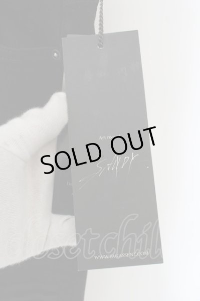 画像4: FAGASSENT / -EAGLE-Stretch Black Denimパンツ 30 ブラック O-24-04-16-052-FA-pa-YM-OS (4)