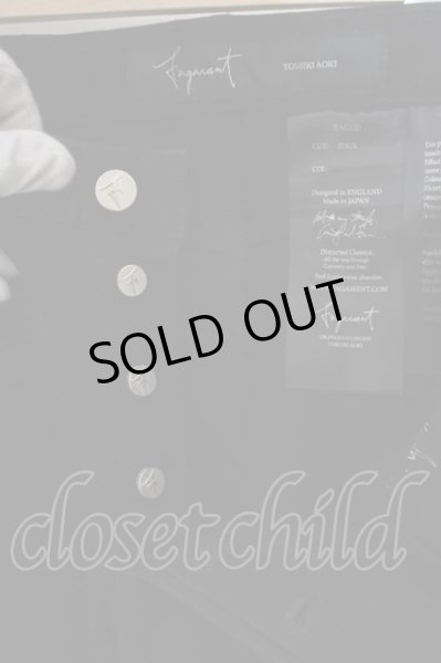 画像7: FAGASSENT / -EAGLE-Stretch Black Denimパンツ 30 ブラック O-24-04-16-052-FA-pa-YM-OS (7)