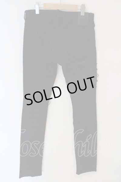 画像4: FAGASSENT / -EAGLE-Black crushed denim with Crawling Black cupra & Sagging Kimonoパンツ 30 ブラック O-24-04-16-053-FA-pa-YM-ZT213 (4)