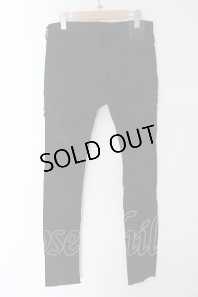 画像6: FAGASSENT / RIDER SILVER BLACK　デニムパンツ 30 ブラック O-24-04-16-054-FA-pa-YM-ZT213 (6)