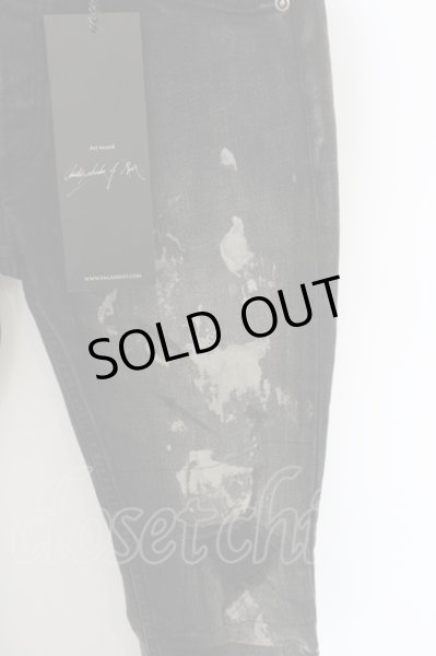 画像3: FAGASSENT / RANBU 乱舞 デストロイデニムパンツ 30 ブラック O-24-04-16-055-FA-pa-YM-ZT213 (3)