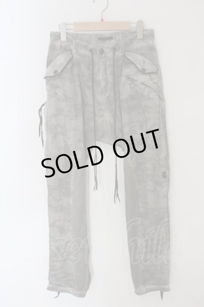 画像1: KMRii / カモフラサルエルパンツ 1 グレー O-24-04-16-057-KM-pa-YM-OS (1)