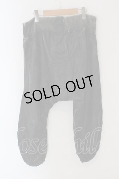 画像3: LGB / SARROUEL コーティングクラックサルエルパンツ 2 ブラック O-24-04-16-058-LG-pa-YM-ZT294 (3)