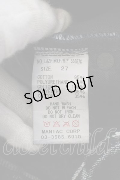 画像4: LGB / LAZY WOLF/H/F【メンズ27】コーティングハーフパンツ 27 シルバー（ブルー）ｘブラック O-24-04-16-059-LG-pa-YM-ZT302 (4)