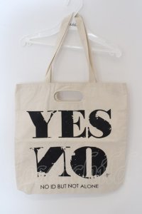 【WINTERセール】NO ID. / コットン2WAYバッグ  アイボリー O-24-04-16-068-NO-za-YM-ZT202
