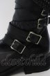 画像3: KMRii / Crush Strap Boots/RFM　ロングブーツ 39 ブラック O-24-04-16-070-KM-sho-YM-ZT4000 (3)