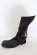 画像4: KMRii / Crush Strap Boots/RFM　ロングブーツ 39 ブラック O-24-04-16-070-KM-sho-YM-ZT4000 (4)