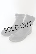 KMRii / Coating Crush Boots ショートブーツ  ブラック O-24-04-16-071-KM-sho-YM-ZT4000