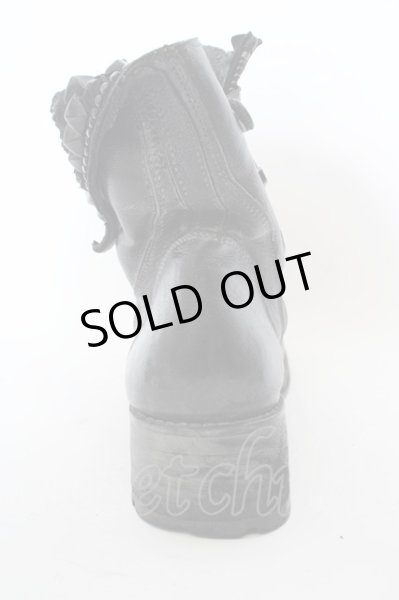 画像5: KMRii / Coating Crush Boots ショートブーツ  ブラック O-24-04-16-071-KM-sho-YM-ZT4000 (5)