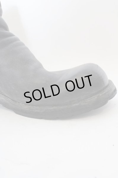 画像7: KMRii / Coating Crush Boots ショートブーツ  ブラック O-24-04-16-071-KM-sho-YM-ZT4000 (7)