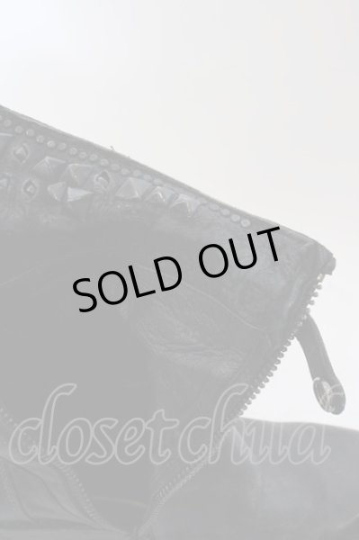 画像11: KMRii / Coating Crush Boots ショートブーツ  ブラック O-24-04-16-071-KM-sho-YM-ZT4000 (11)