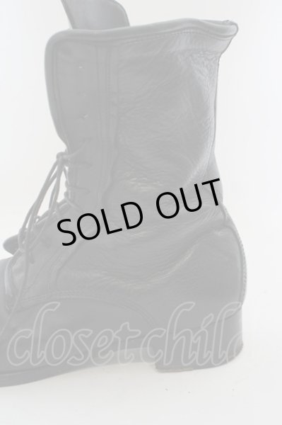 画像5: MIHARA YASUHIRO / レースアップブーツ 26cm ブラック O-24-04-16-072-MI-sho-YM-OS (5)