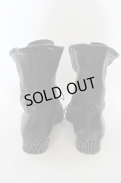 画像7: MIHARA YASUHIRO / レースアップブーツ 26cm ブラック O-24-04-16-072-MI-sho-YM-OS (7)