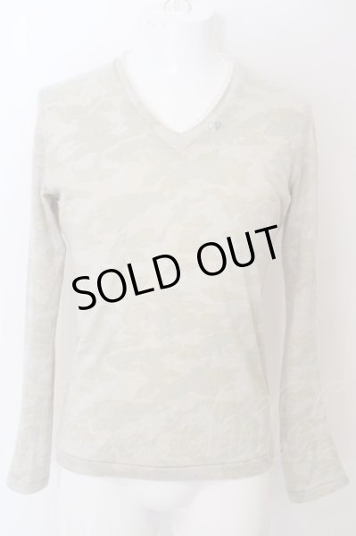 画像1: FranCisT_MOR.K.S. / ハイビスカルカモフラカットソー 2 ライトグレー O-24-04-16-020-Fr-to-YM-ZT217 (1)