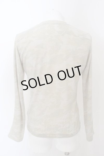 画像2: FranCisT_MOR.K.S. / ハイビスカルカモフラカットソー 2 ライトグレー O-24-04-16-020-Fr-to-YM-ZT217 (2)