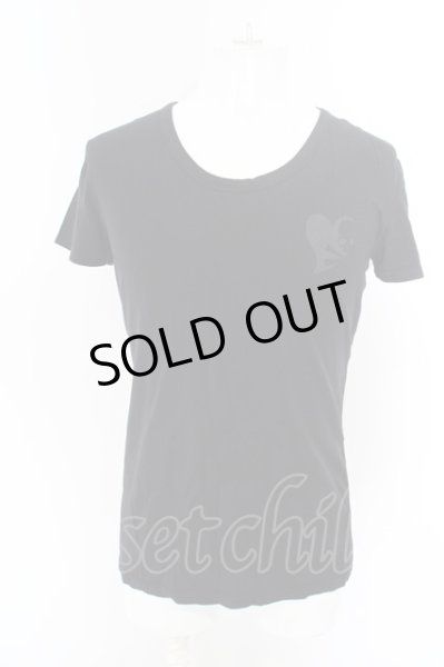 画像2: Roen / サークルスカルスポーツTシャツ JP L ブラック O-24-04-23-026-Ro-ts-YM-ZT279 (2)