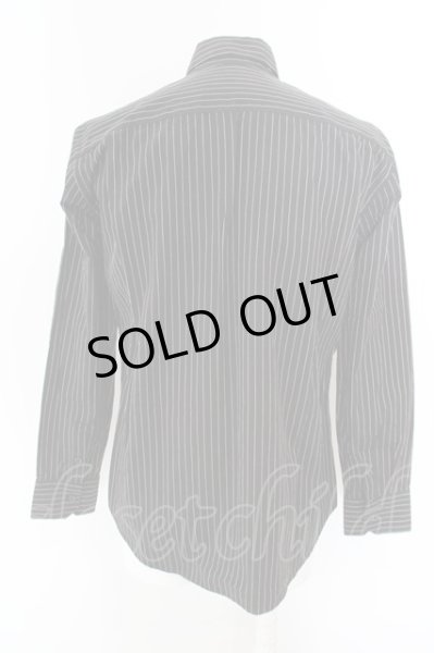 画像3: HIROMU ROEN / ステッチストライプシャツ 1 ブラック O-24-04-23-028-HR-sh-YM-ZT262 (3)