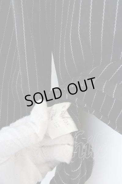 画像4: HIROMU ROEN / ステッチストライプシャツ 1 ブラック O-24-04-23-028-HR-sh-YM-ZT262 (4)