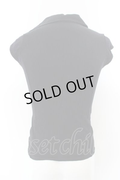 画像3: 5351pour les Hommes / 襟付きVネックTシャツ 2 ブラック O-24-04-23-033-53-ts-YM-ZT272 (3)