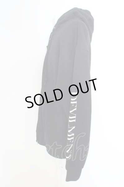 画像2: Moonage Devilment（清春） / Print Over Hoodie パーカー 46 ブラック O-24-04-23-034-MO-to-YM-ZT279 (2)