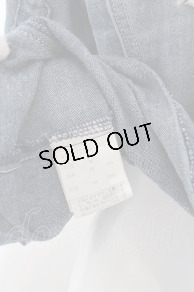 画像4: semantic design / スカル刺繍半袖デニムウエスタンシャツ M ライトインディゴ O-24-04-23-004-SE-sh-YM-ZT257 (4)