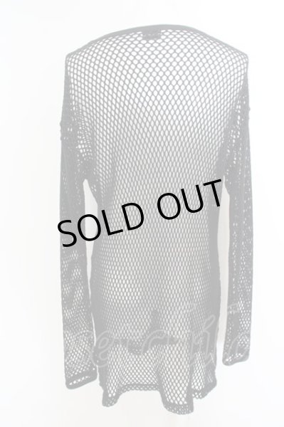 画像2: MSML / COTTON MESH LONG SLEEVE カットソー L ブラック O-24-04-23-041-MM-sh-YM-ZT (2)